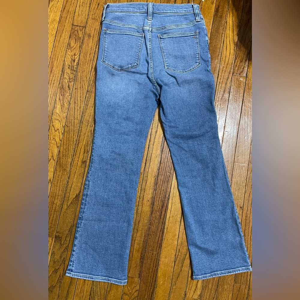Madewell Cali Boot Medium Wash Denim | Size 26 - Picture 5 of 9